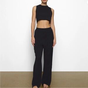 SKIMS BOYFRIEND LOOSE PANT ONYX SIZE XS NWT